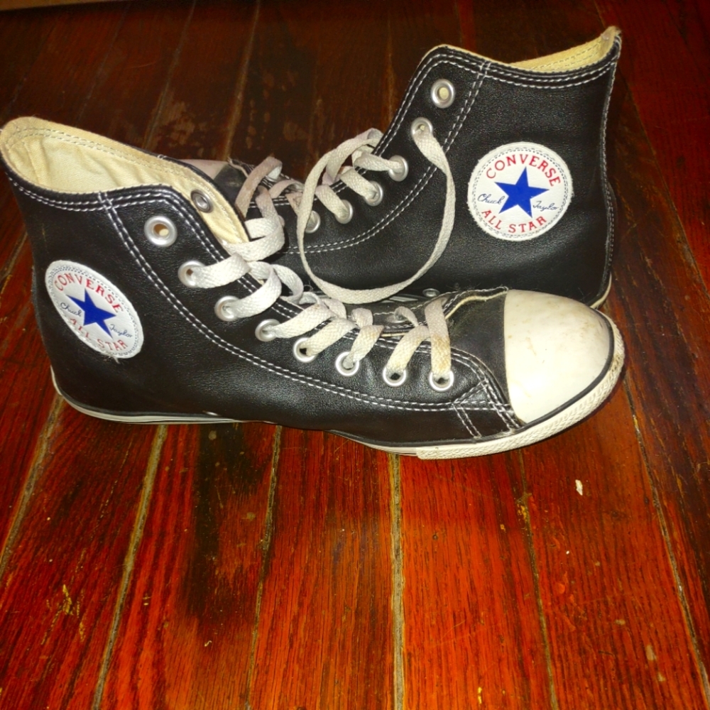 High top All star Converse black and white